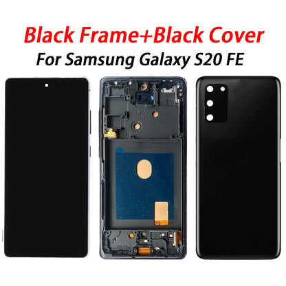 Pantalla S20 FE para Samsung S20 FE lcd SM-G781 G781U G781B pantalla LCD con marco de pantalla táctil reemplazo del ensamblaje del digitalizador