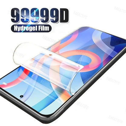 Film Hidrogel Protector Pantalla Frontal para Xiaomi Redmi 12 4G/5G / Note 12/12S/12T/12R/12 Pro Plus (Pack 5 Unidades)