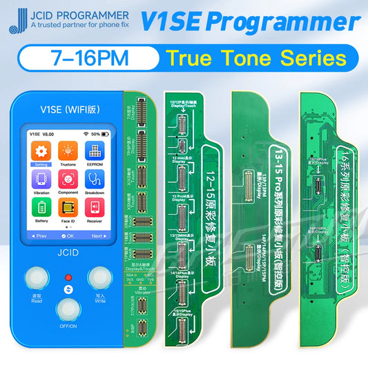 JCID V1SE Programmer Screen Sensitization Converter for IPhone X 11 12 13 14 15 16 Pro Max LCD True Tone Original Color Repair