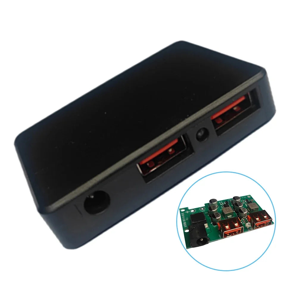 Estabilizador Panel Solar DC 5V 3A Dual USB Carga Rápida Controlador Regulador para Celular/Laptop/Cámara/Drones