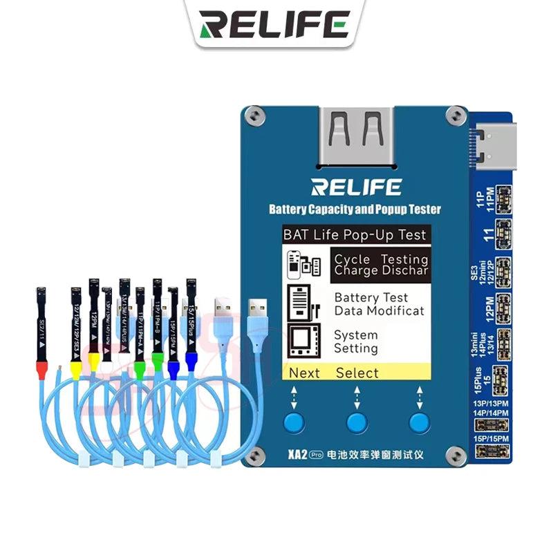 OSS W09 Pro RELIFE XA2 Pro Battery Programmer for iphone 11 12 13mini 14 15Pro Max Battery Health Changed to 100% Pop-up Repair