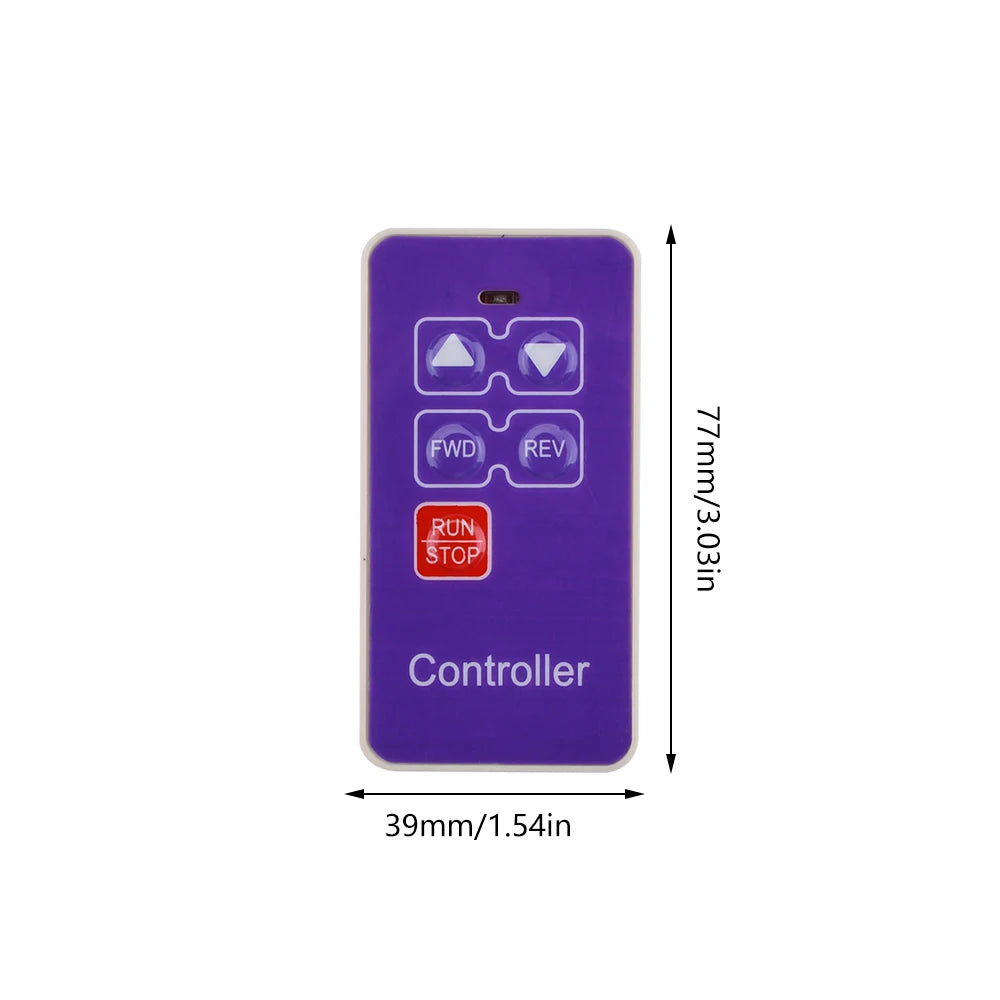 Controlador Velocidad Motor DC (10-55V 30A) PWM con Display LCD y Control Remoto Inalámbrico