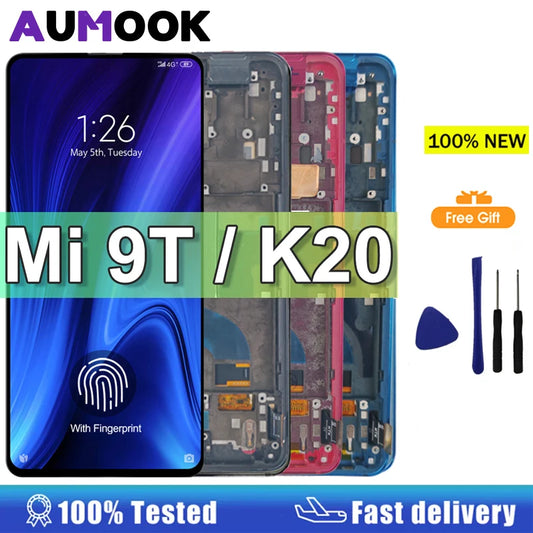 6.39'' Super Amoled Display For For Xiaomi Mi 9T Mi9T Pro LCD Display Touch Screen Digitizer Assembly For Redmi K20/K20 Pro LCD