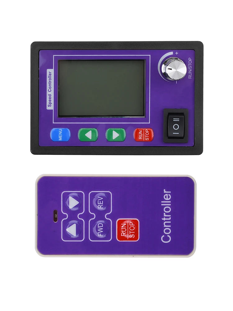 Controlador Velocidad Motor DC (10-55V 30A) PWM con Display LCD y Control Remoto Inalámbrico