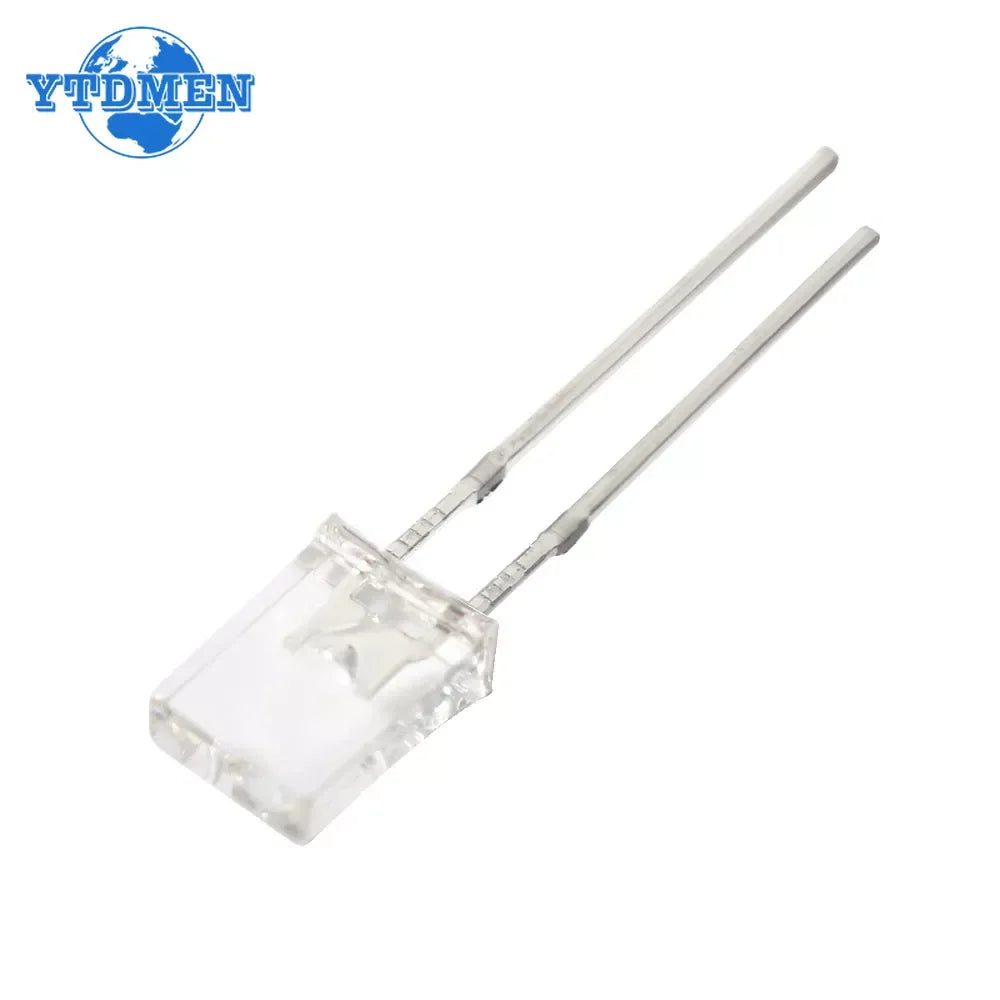 Diodo LED Transparente 2x5x7mm Kit Colores (Rojo/Amarillo/Azul/Verde) (100 Unidades)