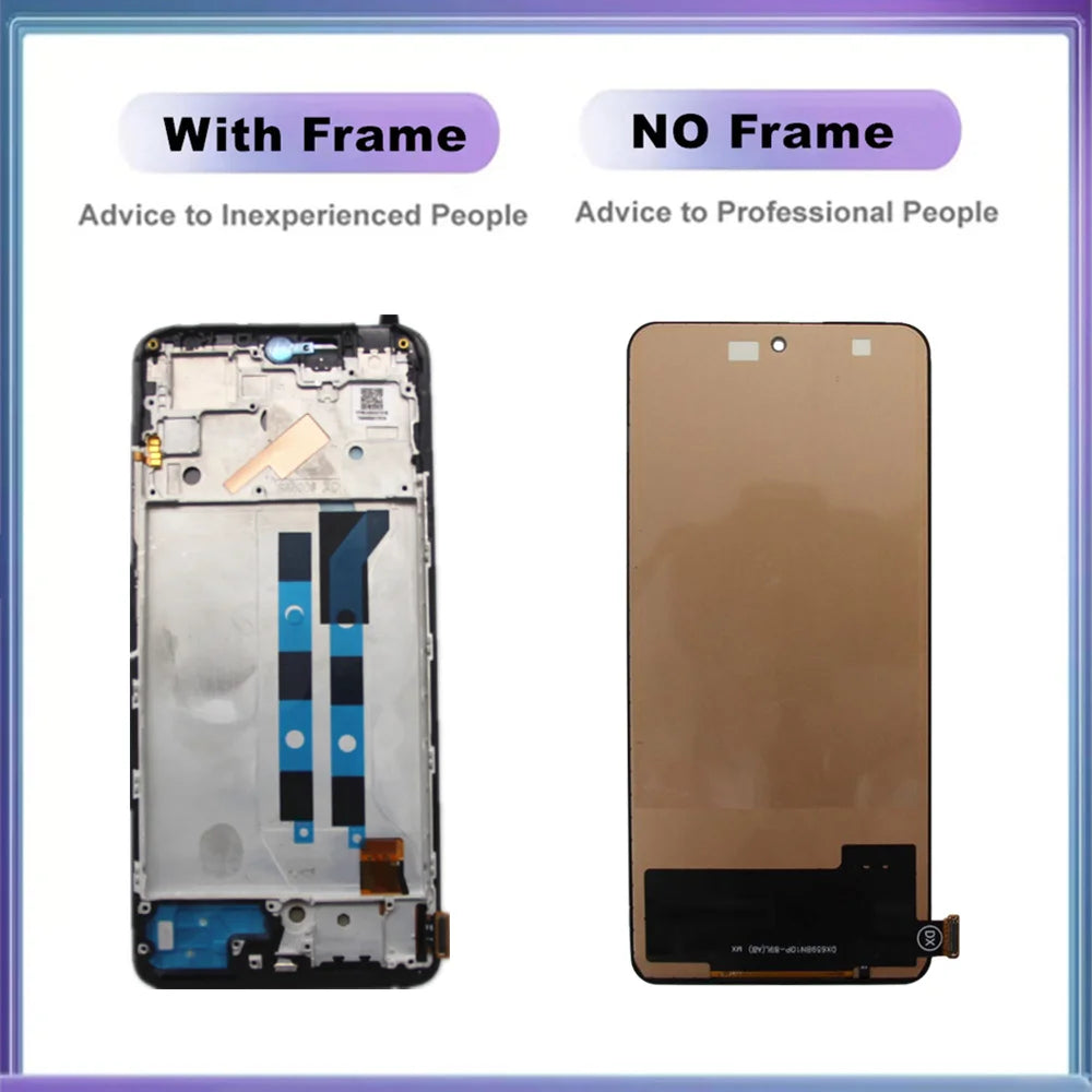 AMOLED Screen For Xiaomi Poco X4 Pro 5G 2201116PG LCD Display Touch Screen Digitizer For Poco X4Pro 5G LCD Display Pantalla