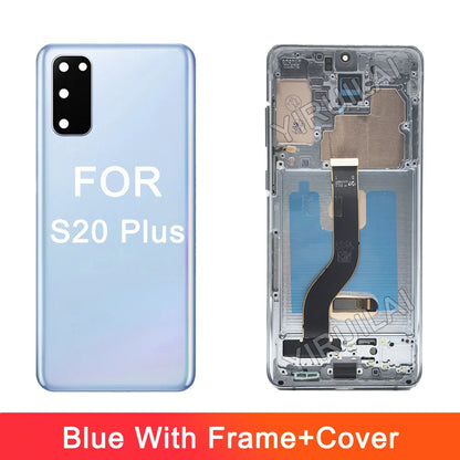 Pantalla LCD OLED para Samsung S20 plus G985 G985F G985F/DS, montaje de digitalizador con pantalla táctil de repuesto
