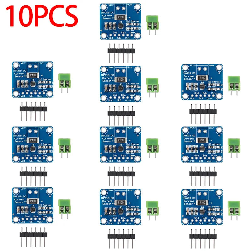 Módulo Sensor Monitoreo Corriente/Potencia INA219 (I2C/IIC, Bidireccional, Cero Deriva) MCU-219