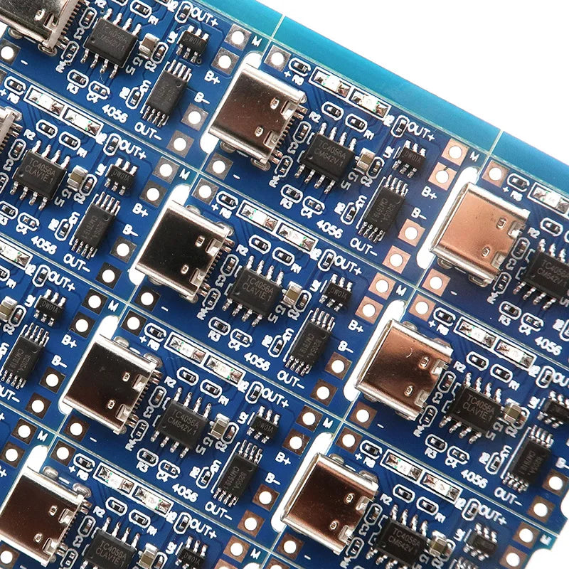 DIY Type-C Micro USB 5V 1A 18650 TP4056 Lithium Battery Charger Module Charging Board With Protection Two-in-One