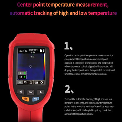 Termógrafo UNI-T UTi32 Alta Temperatura (-20~1000°C) - Cámara Termográfica Prueba Tuberías Calefacción Suelo