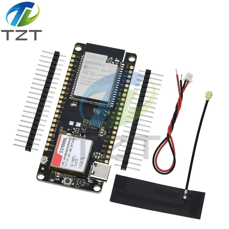Módulo Inalámbrico TTGO T-Call V1.3 ESP32 con Módulo SIM800L, Ranura SIM y Antena GSM/GPRS para Arduino