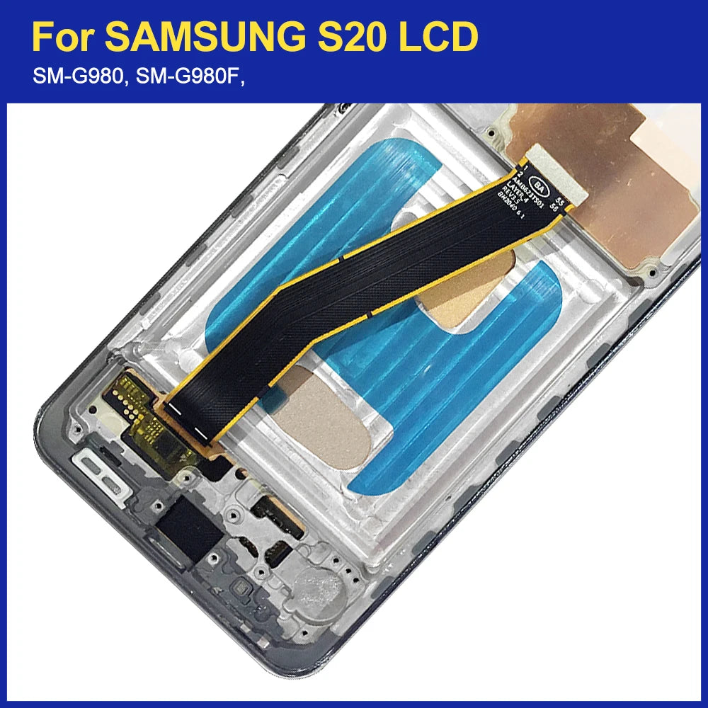 Pantalla TFT 4G con Marco para Samsung Galaxy S20 (Digitalizador Táctil)