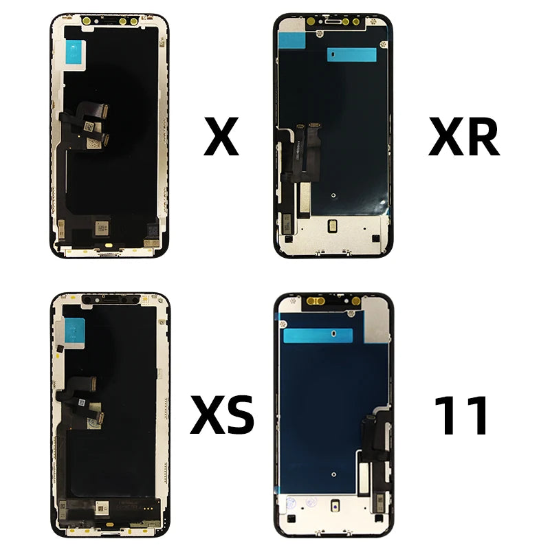 Pantalla OLED AAA+ con Digitalizador Táctil 3D Touch para iPhone X/XR/XS / 11 Pro / 12 Mini / 13 Pro Max / 14 Plus (Reemplazo LCD)