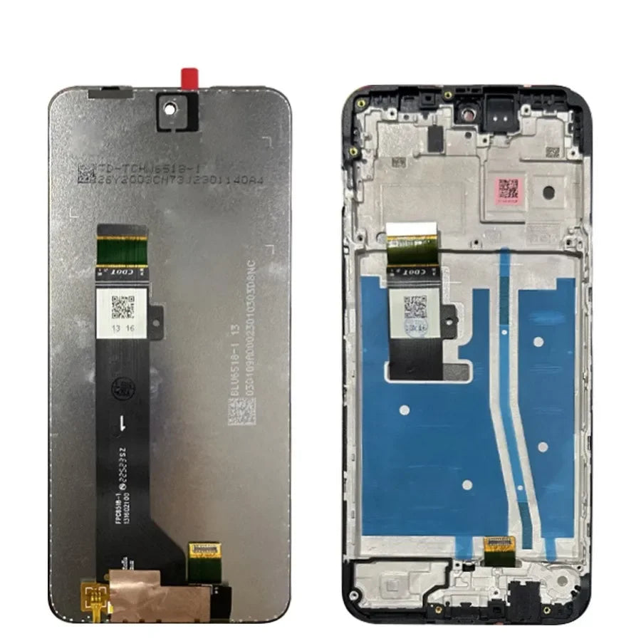 6.5" IPS For Motorola Moto G53 LCD Touch Screen Sensor Digiziter Assembly Replace For Moto G53 LCD XT2335-2 With Frame