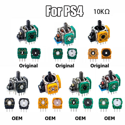 Potenciómetro Resistor Eje Analógico 3D / Micro Switch para Joystick Control PS4/PS5 (Bolsa 30 Unidades)