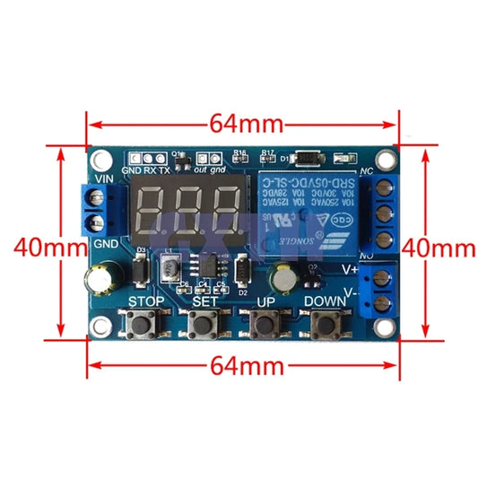 Switch Control Carga/Descarga Batería DC 6-40V Protección Sobre/Bajo Voltaje Corte Automático