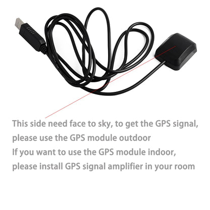 Receptor GPS USB VK-162 G-Mouse (Dongle) para Navegación Raspberry Pi/Windows/Linux (Soporta Google Earth)