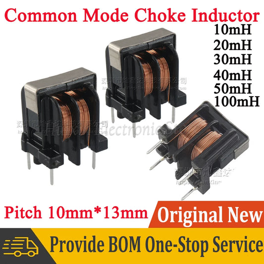 Choque Modo Común UU10.5/UF10.5 3A - Varios Valores (10mH a 100mH) Pitch 10x13mm - Lote 5 Piezas