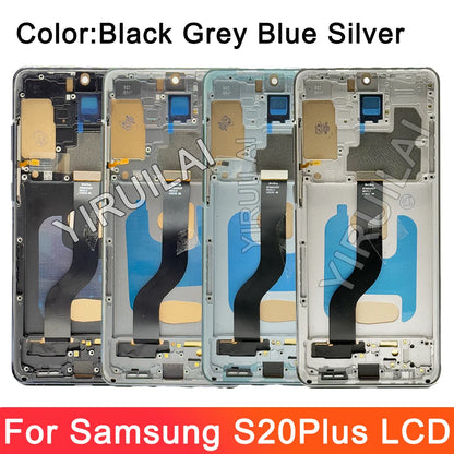 Pantalla TFT S20 Plus con marco para Samsung Galaxy S20 Plus G985F G986F pantalla LCD reemplazo de pantalla táctil Digital
