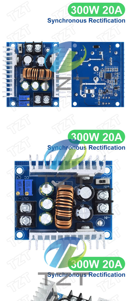 Módulo Convertidor Buck DC-DC 300W 20A Step-Down Corriente Constante Driver LED