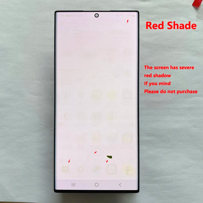 Pantalla 6.8" Super AMOLED con Marco y Digitalizador Táctil para Samsung S22 Ultra (S22U/S908B/S908U) (Con Defecto Estético)