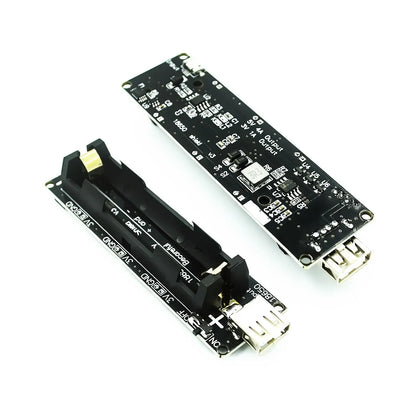 Módulo Shield Batería Litio 18650 V8 Expansión Alimentación Dual Voltaje 5V/3A + 3V/1A Micro USB Arduino/ESP32/ESP8266