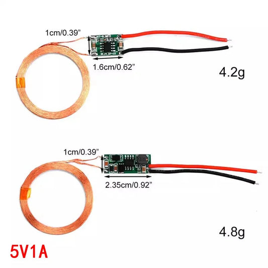 Módulo Transmisor/Receptor Cargador Inalámbrico 5V 1A/2A Terminal Placa Circuito para DIY