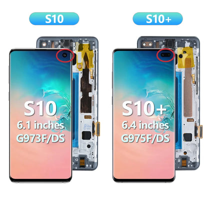 Pantalla S10plus 100% probada para Samsung S10 Plus, pantalla LCD S10 + para G975 Sm-g975f/ds G975u G975w