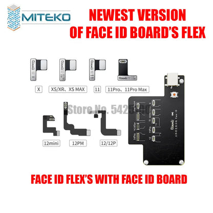 QIANLI iCopy Plus 2.3v 2025 Face ID Adaptor & Flex For X-14 PM Series Dot Matrix Recovery Activation Board Repair Tools
