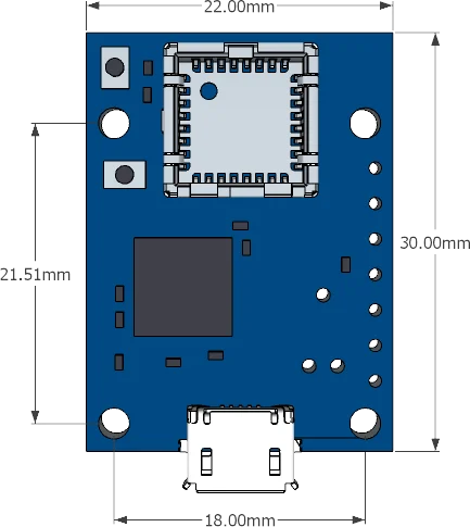 Módulo Smart I/O PureThermal 2 para FLIR Lepton + Fuente Poder PCBA Flexible (Circuito Proyector Curvo?)