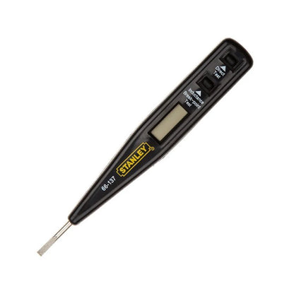 Destornillador Tester Digital Stanley 66-137 (2 en 1, 12V) con Display LCD - Uso Profesional/DIY/Automotriz