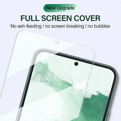 Pack 2 Protectores Pantalla Cristal Templado HD para Samsung Galaxy S21-S24 Ultra/Plus/Note 20/FE (Compatible Desbloqueo Huella)