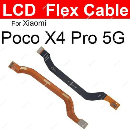 For Xiaomi Poco X4 Pro 5G Poco X4 F4 GT M4 Pro 4G 5G M5s X5 Pro Motherboard LCD Display Connector Flex Cable Replacement Parts