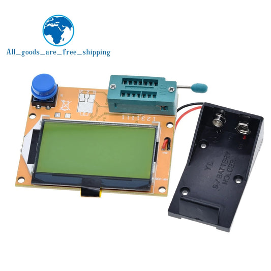 Tester Transistor ESR-Meter Mega328 Digital V2.68 (ESR-T4) - Medidor Diodo, Triodo, Capacitancia, MOS/PNP/NPN/LCR (Pantalla LCD 12864)