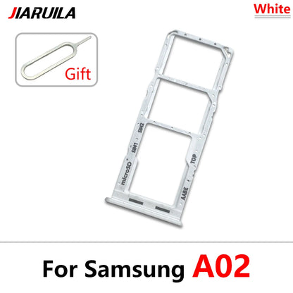 Bandeja Porta Doble Tarjeta SIM / SD (Repuesto con Pin) para Samsung Galaxy A01 Core / A02 / A11