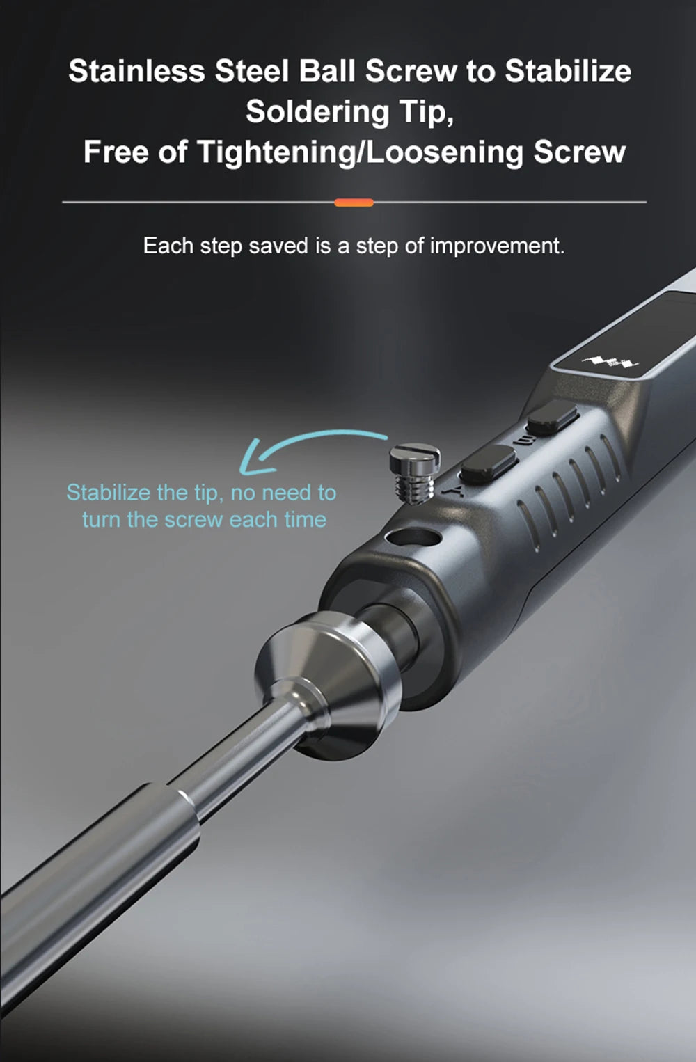 Original TS101 Soldering Iron Electric 65W LCD Temperature Adjustable Programming New TS100 Soldering Iron Upgrade