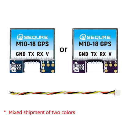 Módulo GPS SEQURE M10-12 / M10-18 / M10-25Q (Pequeño, Rápido) con Compás QMC5883L para Drones FPV Ala Fija/Carreras (INAV/BF)