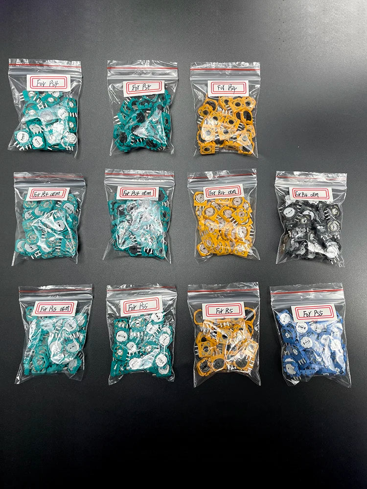 Potenciómetro Resistor Eje Analógico 3D / Micro Switch para Joystick Control PS4/PS5 (Bolsa 30 Unidades)