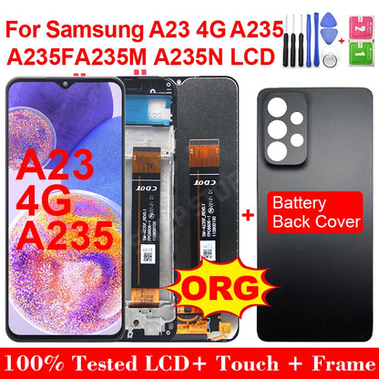 Pantalla LCD táctil para Samsung A235M, montaje de digitalizador de 6,6 pulgadas, A23, A235, 4G, SM-A235F/DS