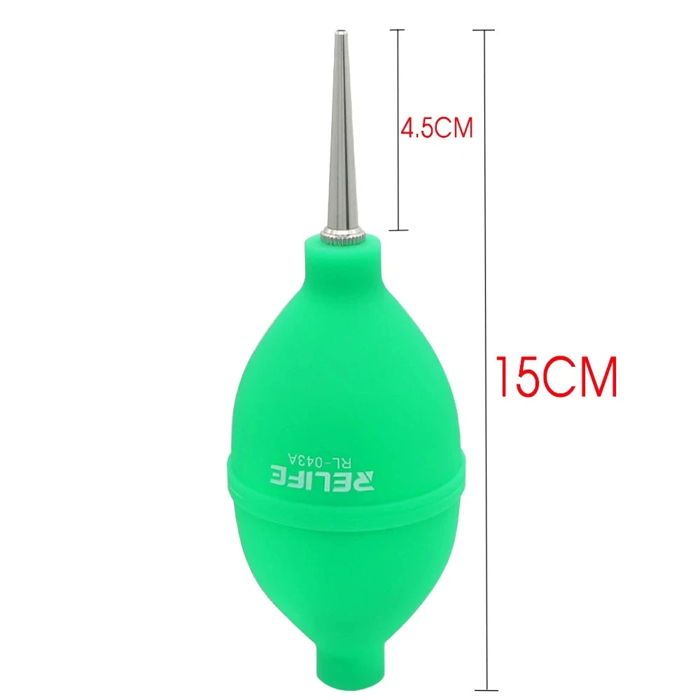 Kit Limpieza 2 en 1: Soplador Aire + Lápiz Limpiador para Polvo Teléfono/PCB/Teclado PC/Lente Cámara