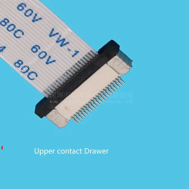 0.5mm 1.0mm Pitch Upper contact Drawer type 4P 5P 6P 7P 8P 10P 12P 14P 15P 16P 18P 20P 22P 24P 26P FPC FFC Flat Cable Connector