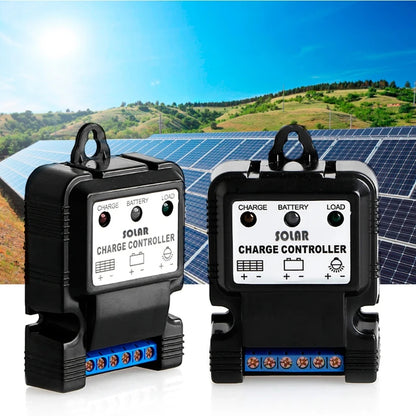 Controlador Carga Panel Solar IP30 PWM 10A 6V/12V Auto Regulador Batería