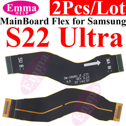 2 Flex de Placa Principal para Samsung Galaxy (Varias Series, Conexión LCD)