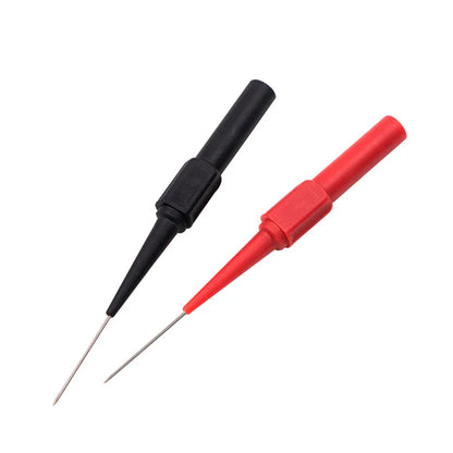 Kit Puntas Prueba Multímetro (x2) - Sondas Automotrices No Destructivas (600V/10A, Aguja 2mm)