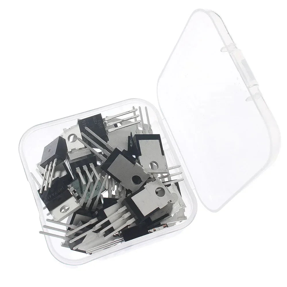 MOSFET Canal-N IRFZ44N TO-220 55V 49A - Lote 10-25 Piezas