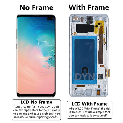 Pantalla S10plus 100% probada para Samsung S10 Plus, pantalla LCD S10 + para G975 Sm-g975f/ds G975u G975w