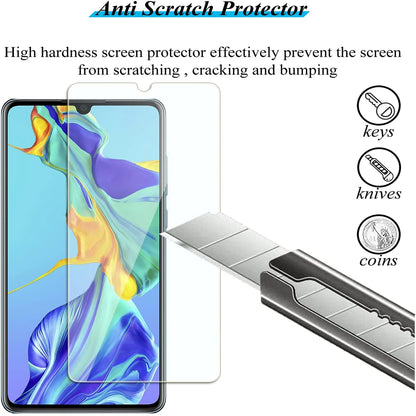 2/4Pcs HD Tempered Glass For Huawei P30 Lite 9H Screen Protector Film
