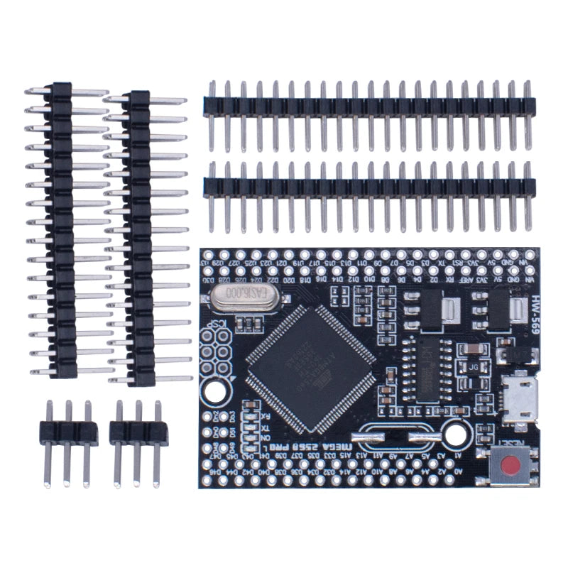 Placa Mega 2560 PRO MINI Micro 5V (Embed, CH340G, ATmega2560-16AU) con Headers Macho compatible Arduino Mega