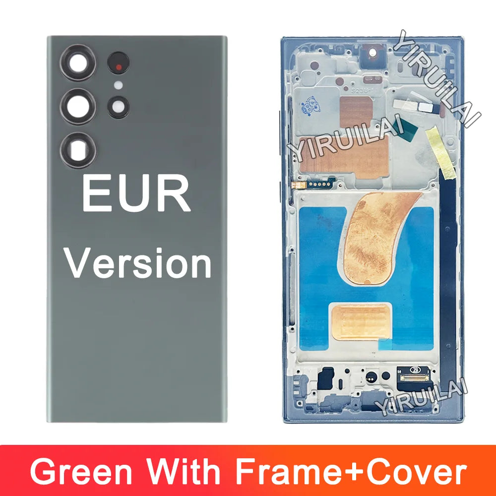 Pantalla LCD con Marco y Digitalizador Táctil para Samsung Galaxy S23 Ultra 5G (S918B/DS / S9180) (Probada)