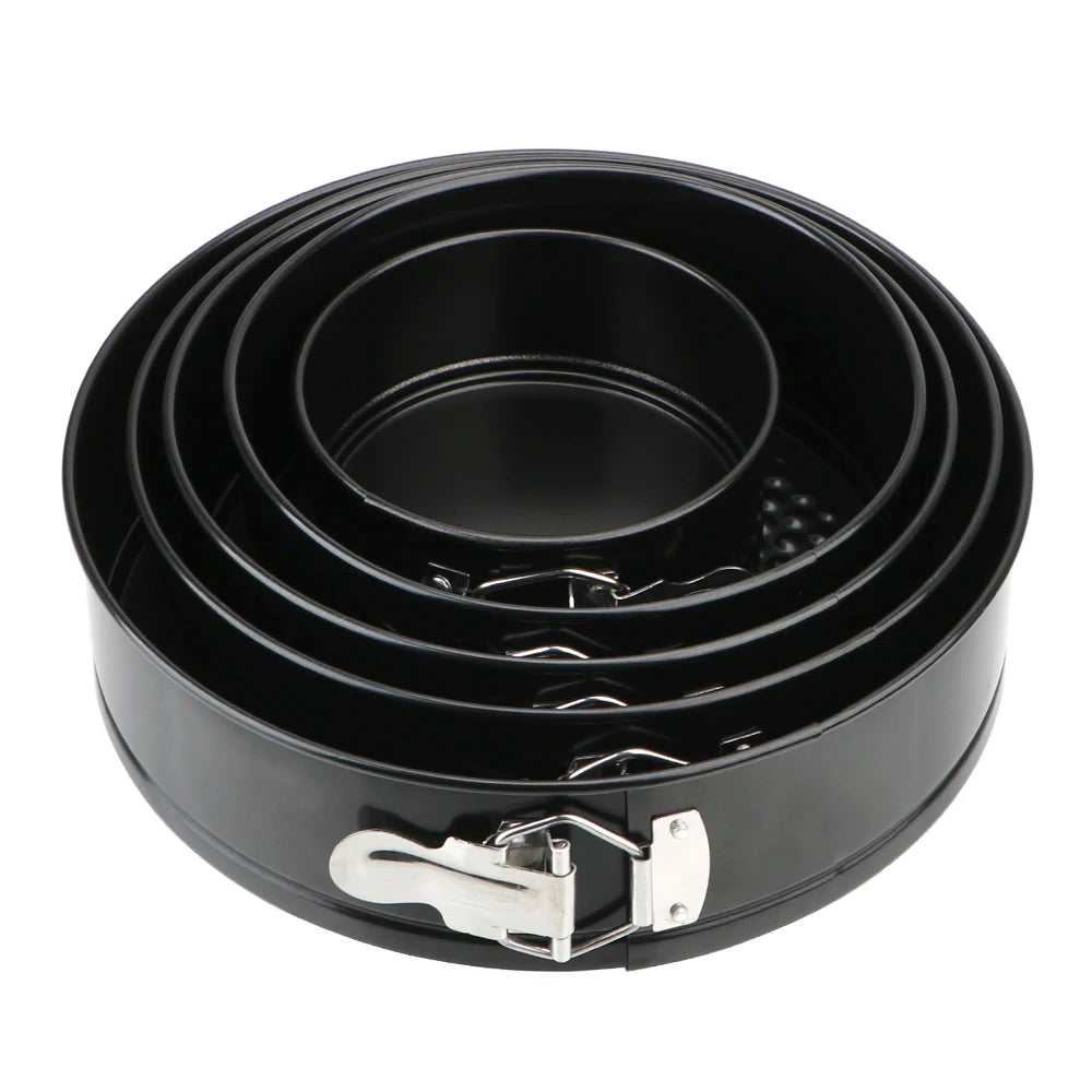 Molde Redondo Antiadherente Metal para Torta/Pastel con Fondo Removible Accesorio Cocina Repostería